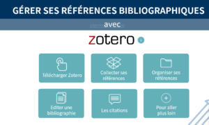 guide zotero BU UPJV Gérer ses références bibliographiques avec zotero
