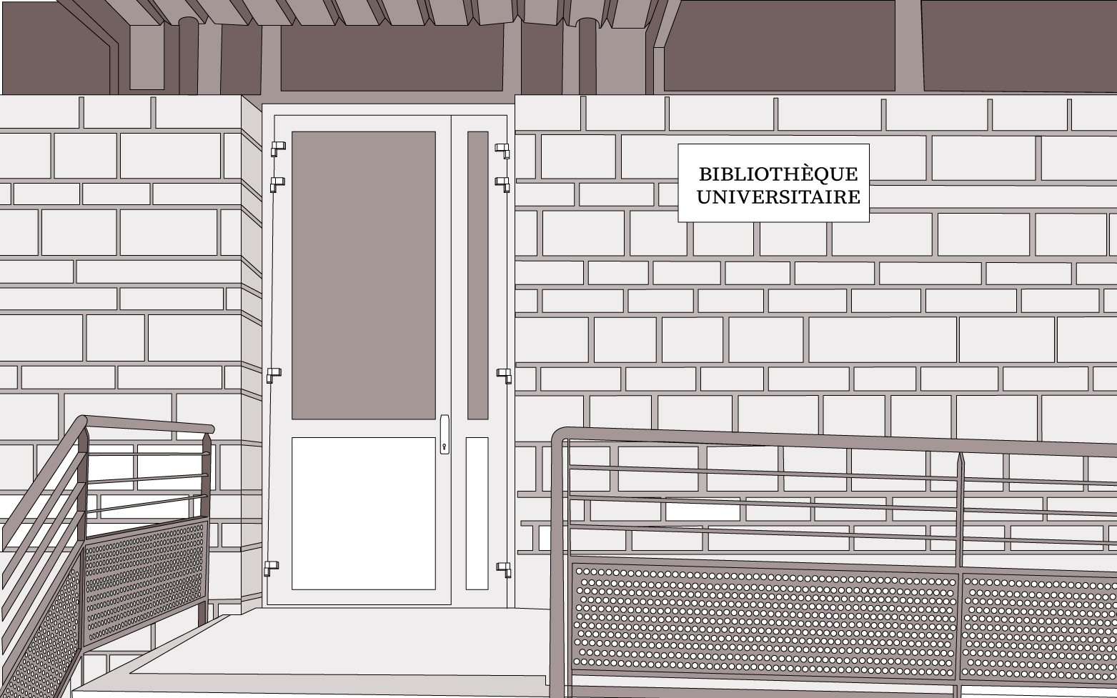 Dessin entrée BU Cuffies