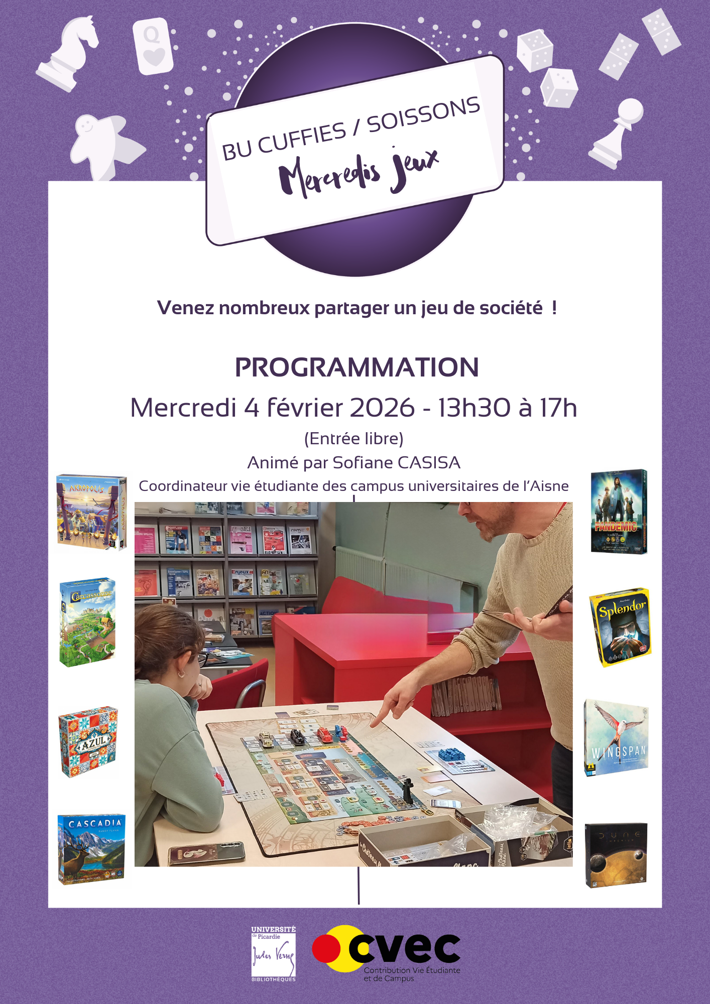 BU Cuffies : animation jeux de soci&eacute;t&eacute;