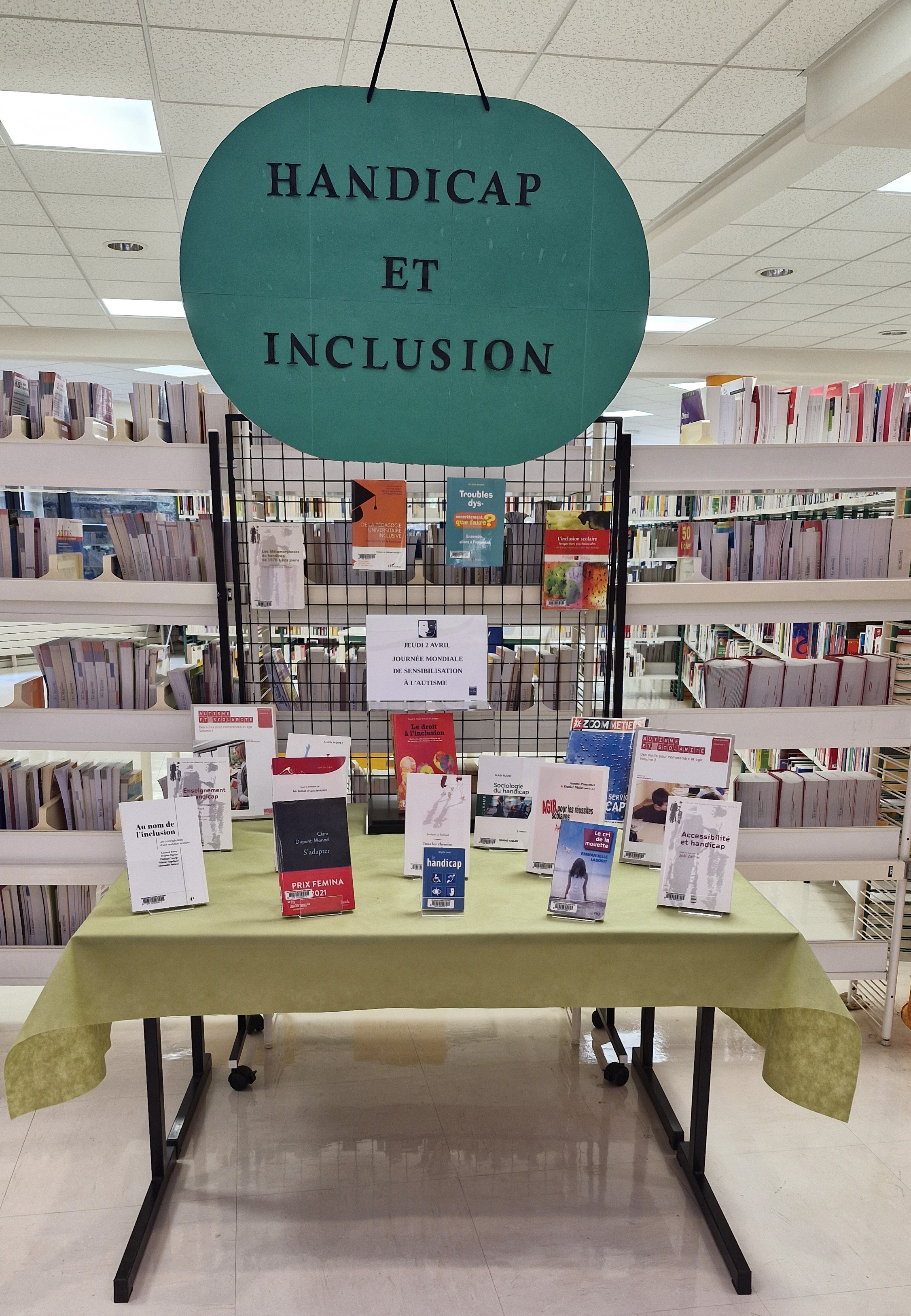 BU Beauvais : s&eacute;lection th&eacute;matique "Handicap et inclusion"