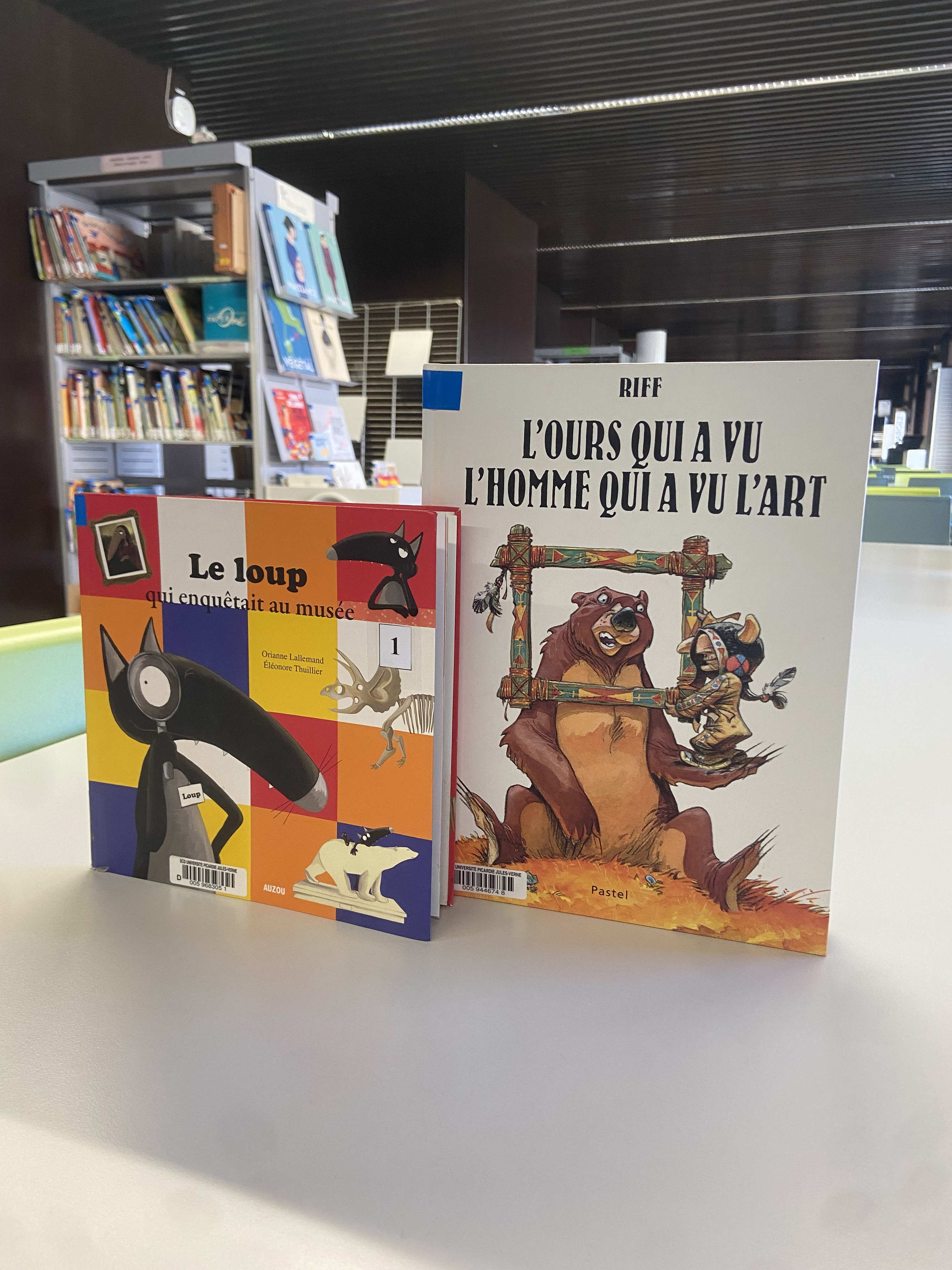 BU INSPE Beauvais : table th&egrave;matique sur la nuit des mus&eacute;es (test)