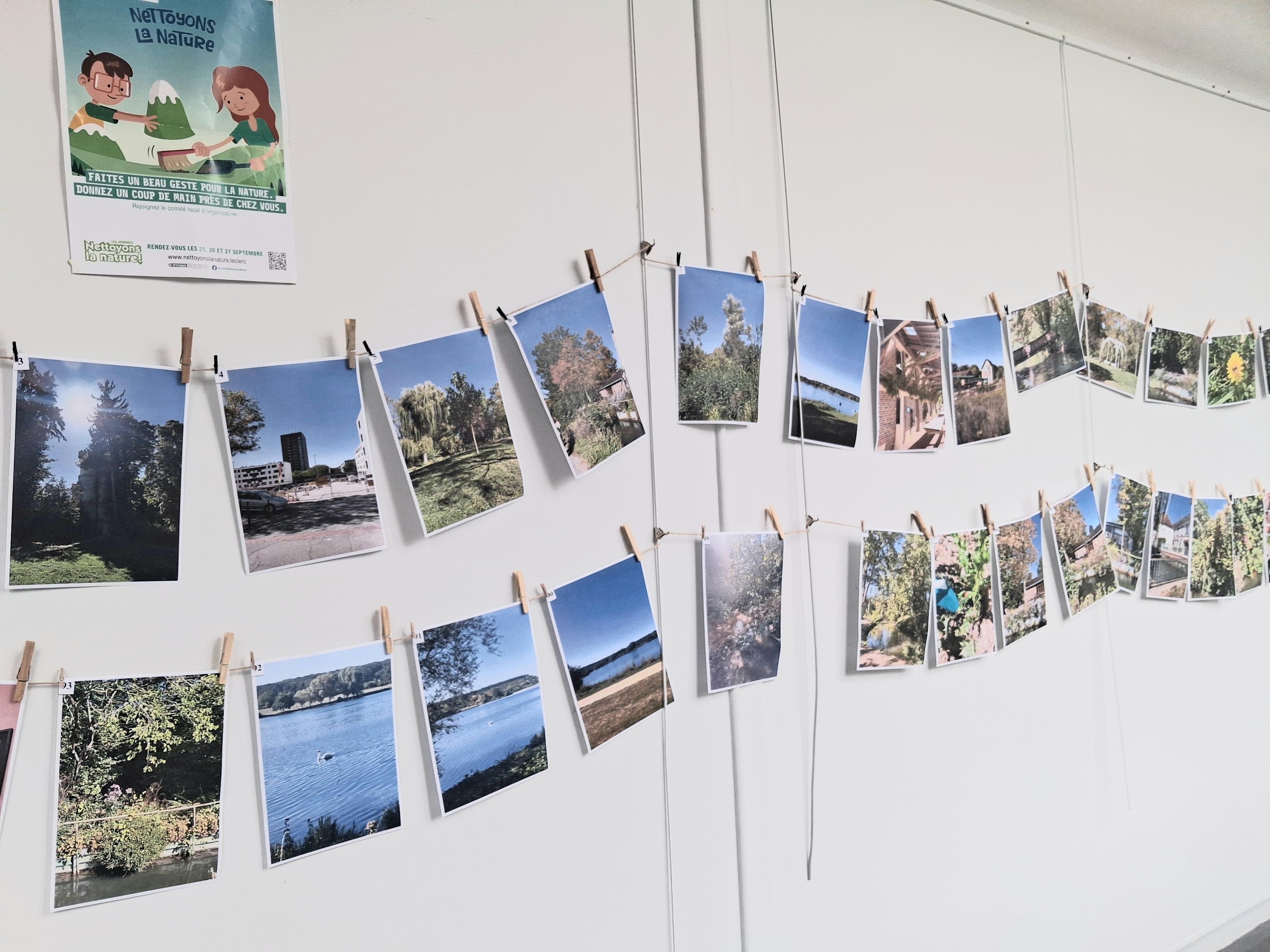 BU INSPE BEAUVAIS : exposition/photos sur la sortie "Nettoyons la nature"