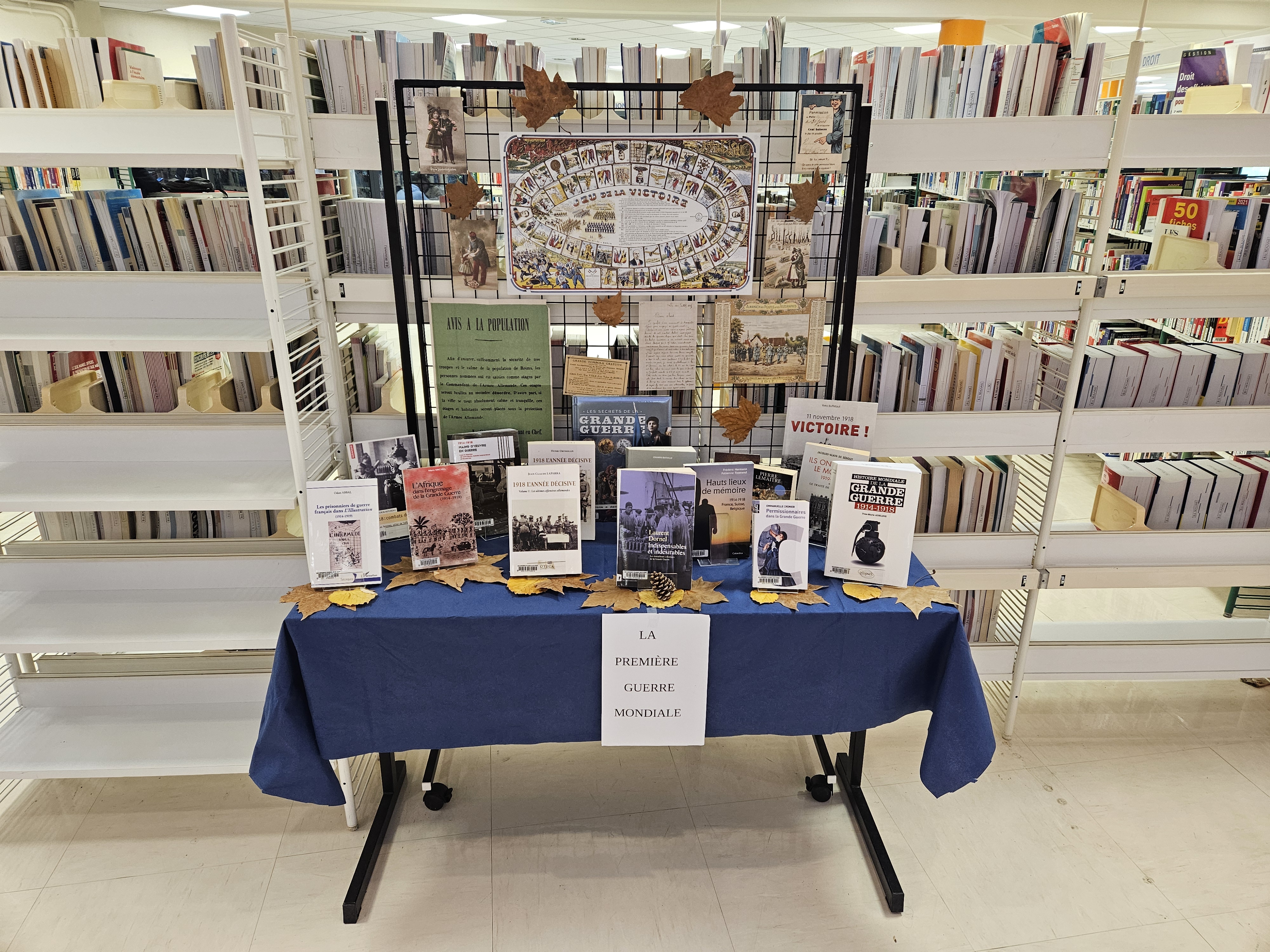 Armistice 1918 : focus à la BU Beauvais