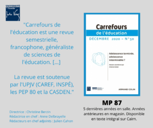 Carrefours de l'éducation