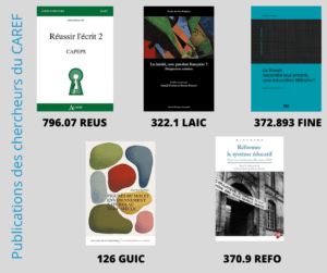 Publications des chercheurs du CAREF