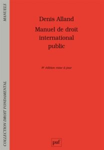 manuel droit public international