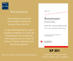 REVUE ROMANESQUES