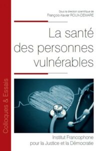 couverture du livre la santé des personnes vulnérables