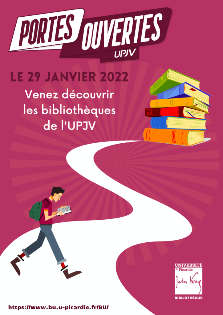 JPO - 29 janvier 2022 venez découvrir les bibliothèques de l'UPJV