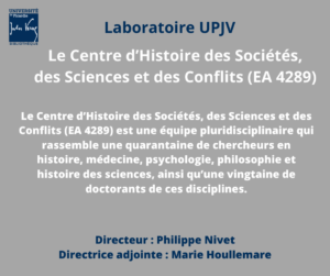 Centre d'Histoire des Sociétés des Sciences et des conflits