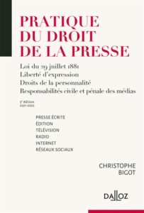 pratique du droit de la presse