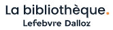 Logo 2023 Bibliothèque Lefebvre Dalloz
